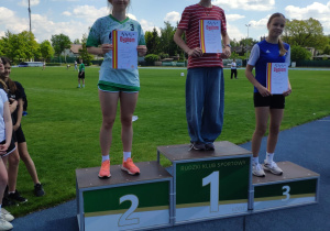 Uczennice na podium