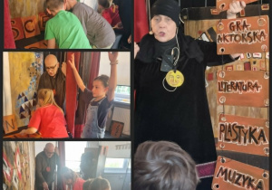 Klasa 2c na warsztatach teatralnych