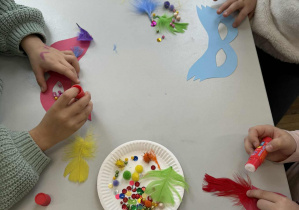 Uczniowie podczas zajęć