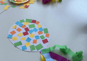 Dekoracje tworzone podczas zajęć