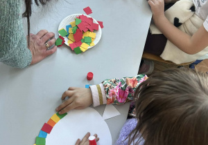 Uczniowie podczas zajęć