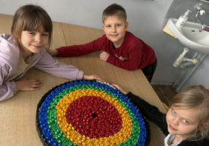 Uczniowie podczas zajęć