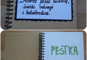 Strona tytułowa książeczki.