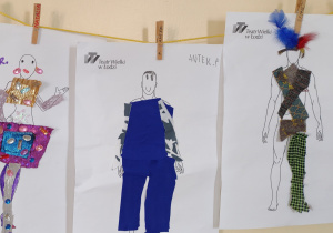 Stroje zaprojektowane przez uczniów kl. 2b