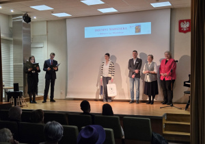 Wyróżniona w konkursie uczennica naszej szkoły.