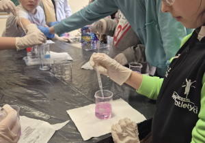 Uczniowie realizują przydzielone zadania