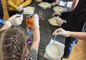 Uczniowie realizują przydzielone zadania