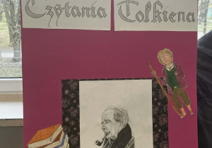 Plakat promujący konkurs: Kto lepiej zna “Hobbita”?