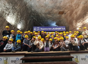 Klasy 2a i 3c w Kopalni Soli