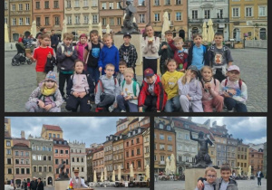 Klasa 2c na wycieczce w Warszawie.
