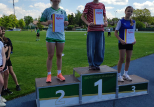 Uczennice na podium