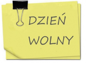 5 czerwca - dzień wolny od zajęć dydaktyczno-wychowawczych