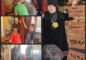 Klasa 2c na warsztatach teatralnych