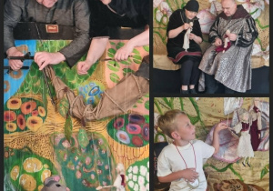 Klasa 2c na warsztatach teatralnych