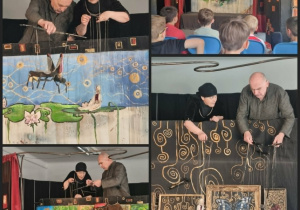 Klasa 2c na warsztatach teatralnych
