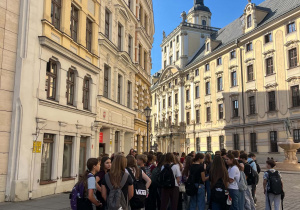 Klasa 7a i 7b na wycieczce we Wrocławiu.