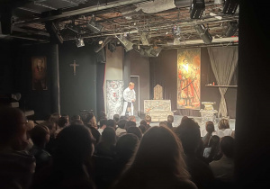 Klasa 7b w Teatrze Małym w Manufakturze