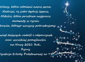 Życzenia świąteczno-noworoczne