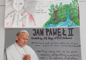 Plakaty z Janem Pawłem II.