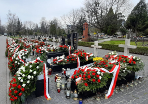 Groby ofiar katastrofy smoleńskiej.