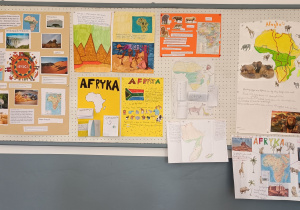 Plakaty o Afryce.