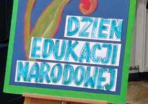 Plakat na Dzień Edukacji Narodowej