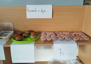 Babeczki z dyni wykonana przez naszych  uczniów.