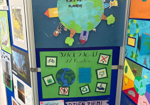 Prace uczniów na Szkolny Konkurs Geograficzny.