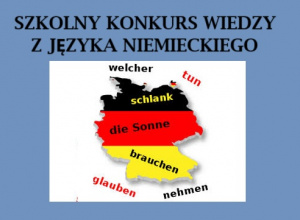 Szkolny Konkurs Wiedzy z Języka Niemieckiego