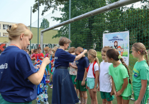 Ceremonia wręczenia medali.