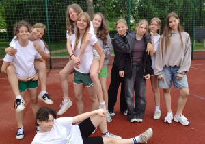 Mistrzynie Szkoły w piłce ręcznej dziewcząt kl. 5-6