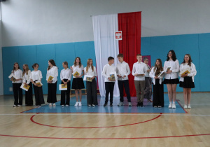 Wyróżnieni uczniowie z klasy 6b