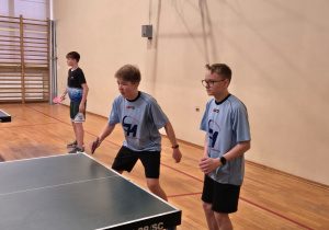 Reprezentanci SP 71 podczas gry podwójnej.