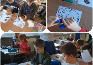 Uczniowie podczas warsztatów historycznych.