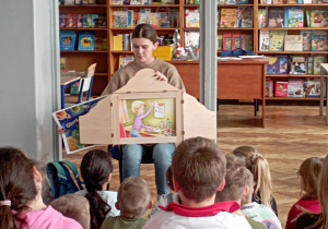 Uczniowie podczas zajęć