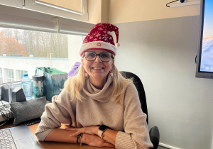 P. Monika Markiewicz-Bloch wspiera uczniowską inicjatywę.