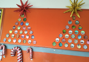 Prace plastyczne wykonane przez uczniów klasy 3d