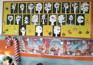 Prace plastyczne wykonane przez uczniów klasy 3d