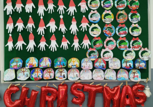 Prace plastyczne wykonane przez uczniów klasy 3c