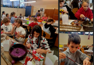 Klasa 2c na warsztztach w fabryce Szkło-Dekor