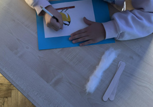 Uczniowie podczas zajęć