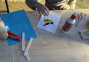 Uczniowie podczas zajęć