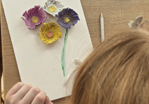 Uczniowie podczas zajęć