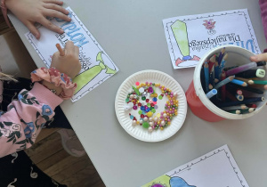 Uczniowie podczas zajęć